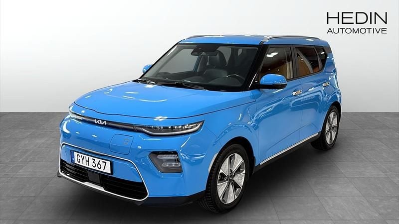 Blå Begagnad 2023 Kia Soul EV SUV | 249 900 kr - Bild 1/4