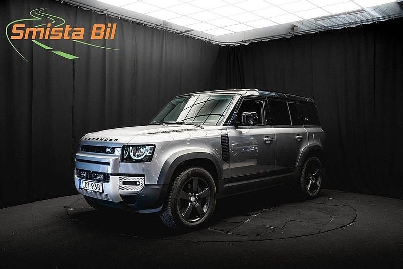 Grå Begagnad 2021 Land Rover Defender SUV | 799 900 kr (Marknadspris) - Bild 1/3