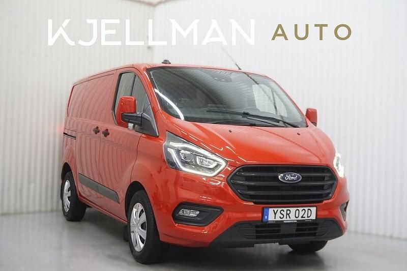 Röd Begagnad 2022 Ford Transit Custom Van | 239 900 kr (Bra pris) - Bild 1/4