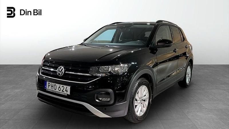 Svart (black) Begagnad 2020 VW T-Cross SUV | 169 900 kr (Marknadspris) - Bild 1/4