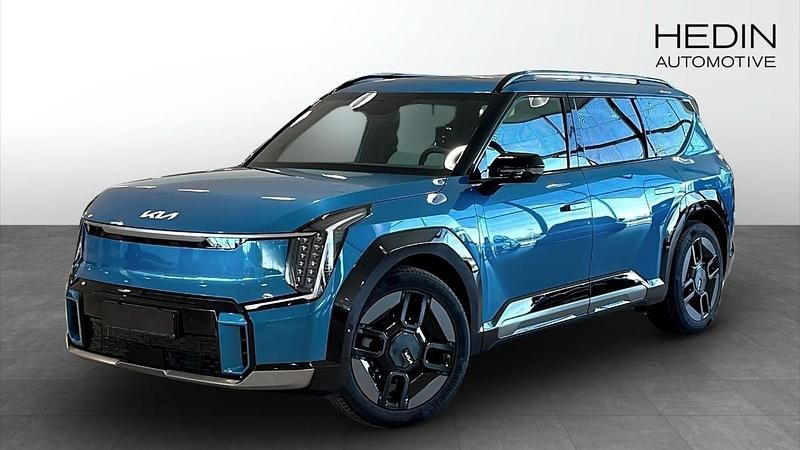 Ny Kia EV9 GT-Line 282 kW (384 HK) 2025 Blå SUV