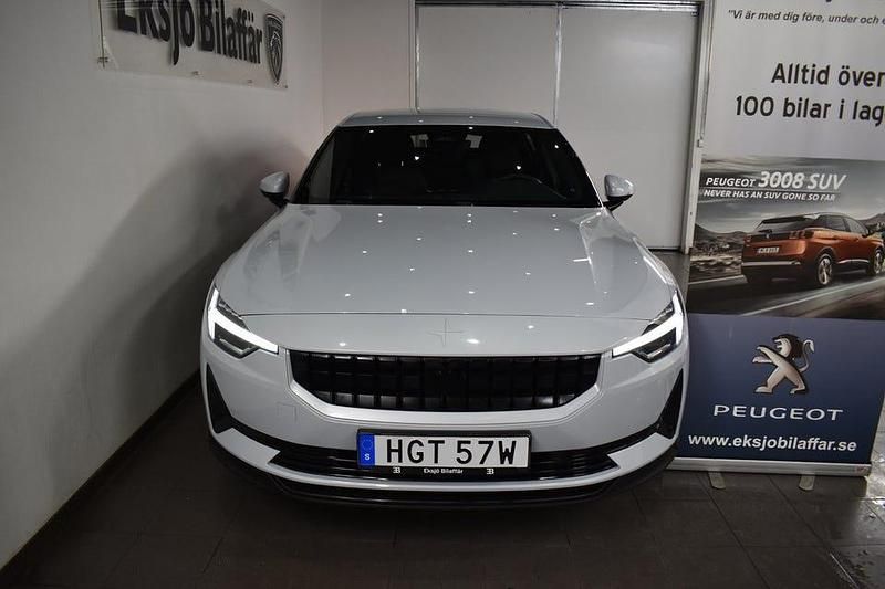 Begagnad Polestar 2 Long Range Dual motor 300 kW (408 HK) 2023 Silver Halvkombi
