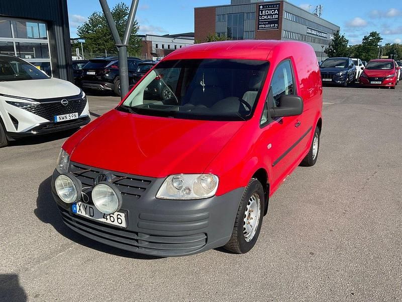 Röd Begagnad 2009 VW Caddy Minibuss | 59 900 kr (Dyr) - Bild 1/4