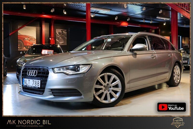 Grå Begagnad 2012 Audi A6 Ambition Kombi | 108 900 kr (Bra pris) - Bild 1/4