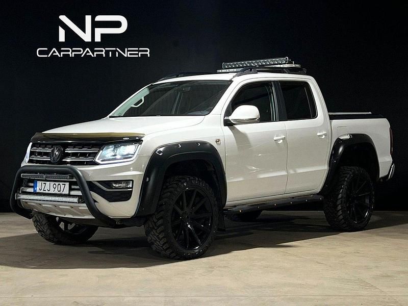 Vit Begagnad 2017 VW Amarok Pickup | 298 900 kr (Lite dyr) - Bild 1/4
