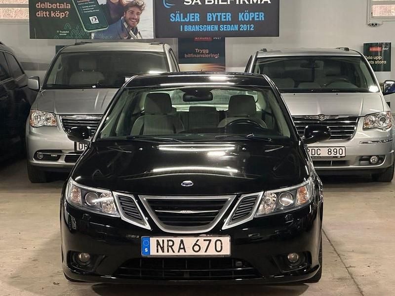 Svart Begagnad 2008 Saab 9-3 Vector Sedan | 47 900 kr (Lite dyr) - Bild 1/4