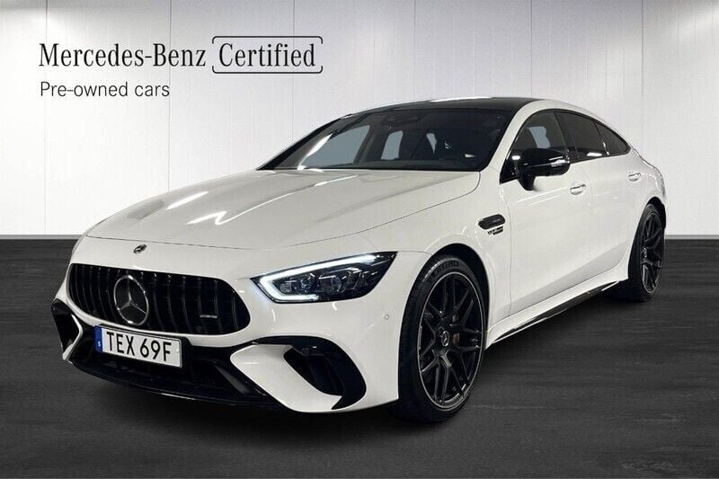 Begagnad Mercedes AMG GT63 S E Performance AMG 843 HK (620 kW) 2022 Vit (white) Sportkupé