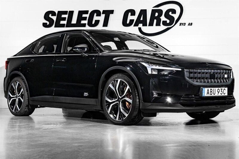 Svart Begagnad 2020 Polestar 2 Performance Sedan | 429 900 kr (Dyr) - Bild 1/4