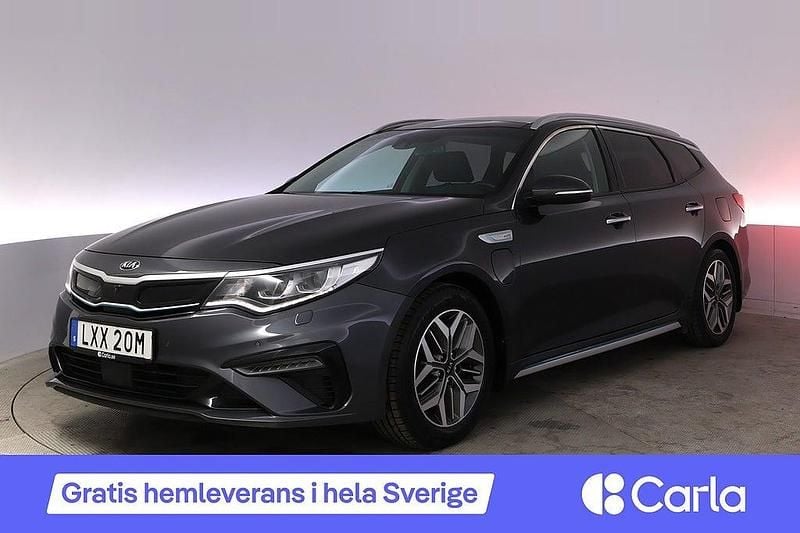 Grå Begagnad 2019 Kia Optima Advance Kombi | 193 900 kr (Marknadspris) - Bild 1/4