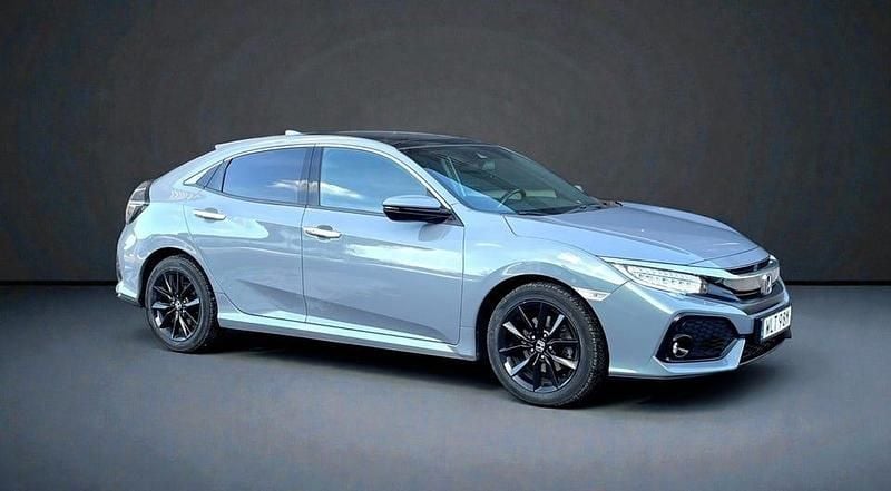 Begagnad Honda Civic 182 HK (133 kW) 2019 Mörkgrå Halvkombi