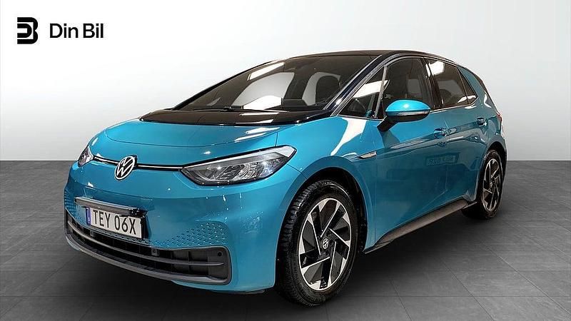 Grön Begagnad 2020 VW ID.3 Pro Performance Halvkombi | 219 000 kr (Marknadspris) - Bild 1/4