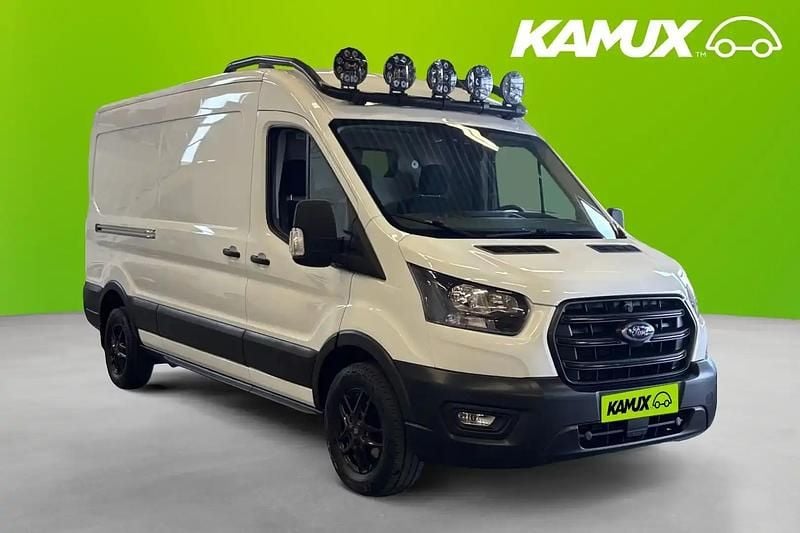 Vit Begagnad 2022 Ford Transit Minibuss | 419 800 kr (Lite dyr) - Bild 1/4