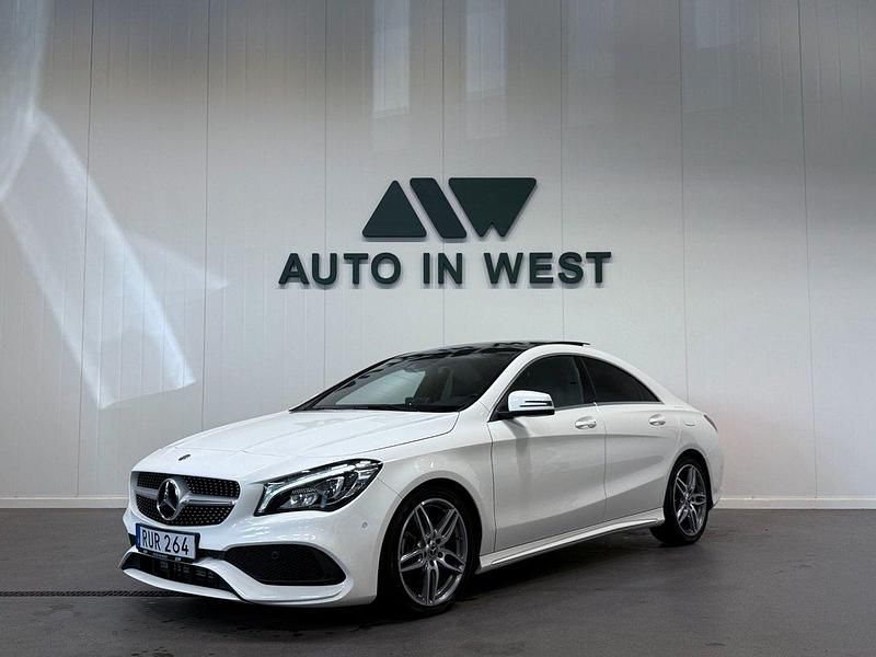 Vit Begagnad 2018 Mercedes CLA220 AMG Sedan | 229 900 kr (Marknadspris) - Bild 1/4