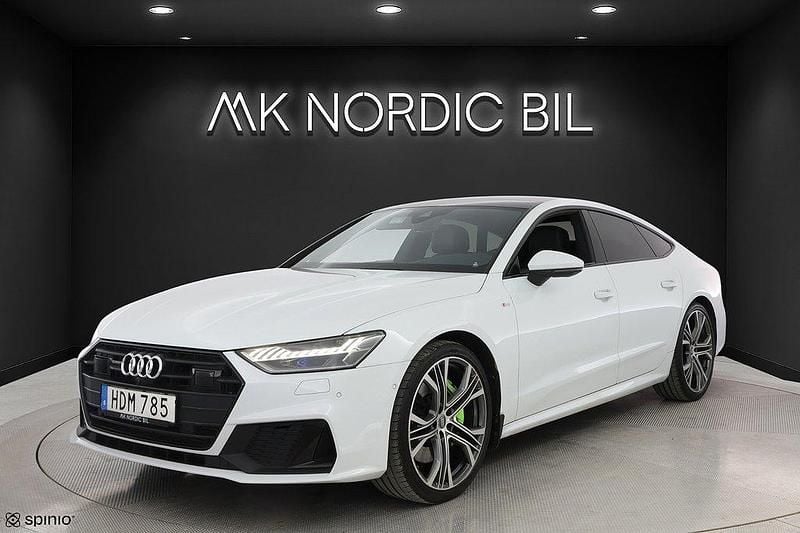 Vit Begagnad 2018 Audi A7 S-Line Halvkombi | 429 000 kr - Bild 1/4
