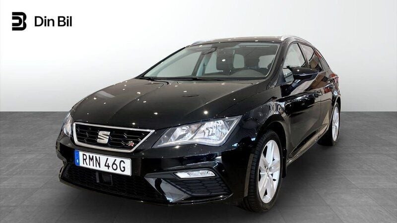 Svart Begagnad 2019 Seat Leon FR Kombi | 194 900 kr (Dyr) - Bild 1/4
