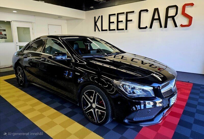 Svart Begagnad 2016 Mercedes CLA250 AMG Sedan | 269 900 kr (Lite dyr) - Bild 1/4