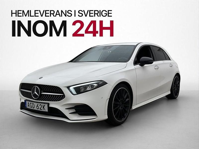 Begagnad Mercedes A250 AMG 224 HK (164 kW) 2019 Vit Halvkombi