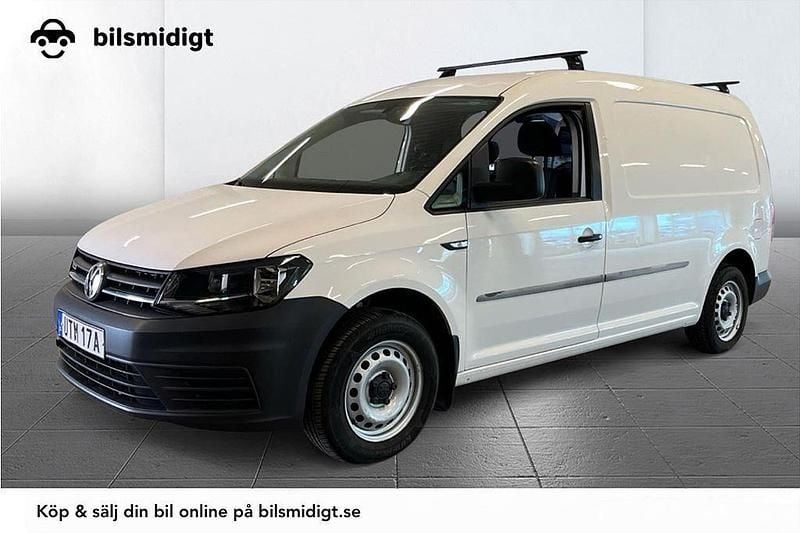 Vit Begagnad 2019 VW Caddy Maxi Minibuss | 188 900 kr - Bild 1/3