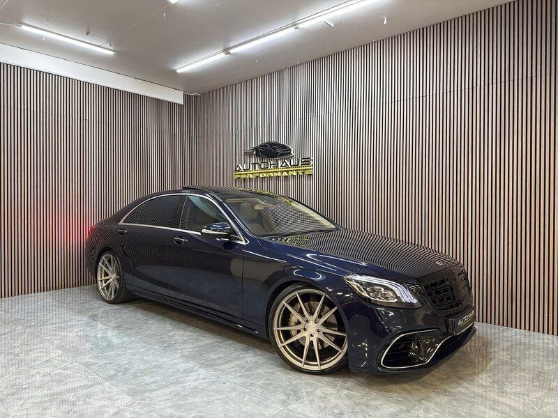 Begagnad Mercedes S500L AMG 550 HK (404 kW) 2014 Svart Sedan