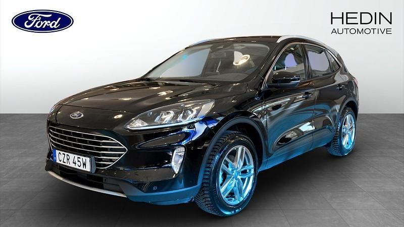 Svart (black) Begagnad 2022 Ford Kuga Titanium SUV | 219 900 kr (Bra pris) - Bild 1/4