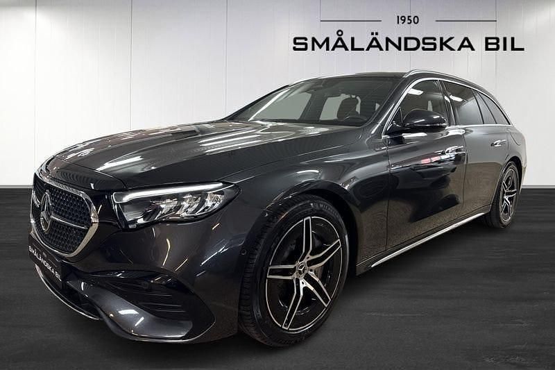 Grafitgrå metallic Begagnad 2024 Mercedes E300 AMG line Kombi | 689 000 kr - Bild 1/4