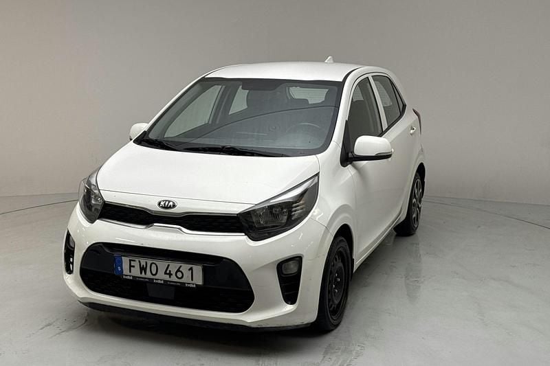 Vit Begagnad 2020 Kia Picanto Halvkombi | 55 000 kr (Marknadspris) - Bild 1/4