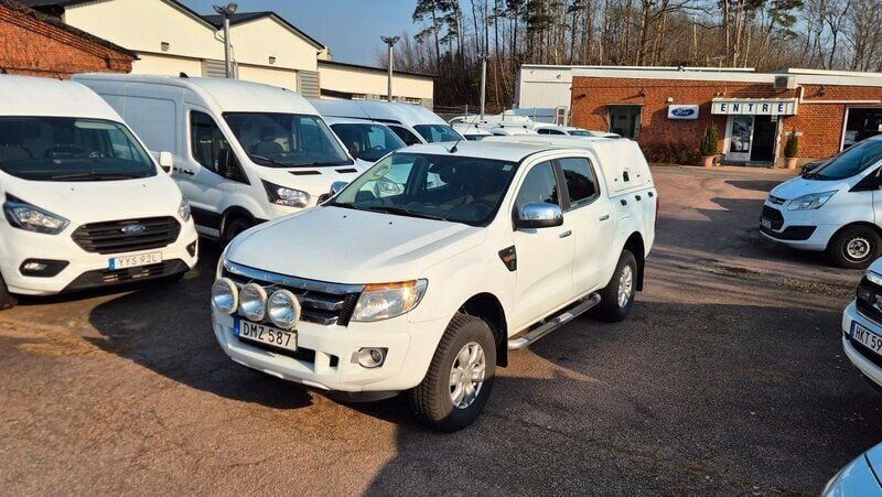 Vit Begagnad 2015 Ford Ranger XLT Pickup | 176 500 kr - Bild 1/4