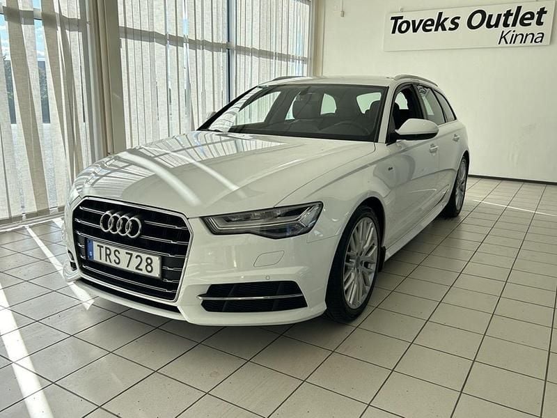 Vit Begagnad 2017 Audi A6 S-Line Kombi | 179 900 kr (Bra pris) - Bild 1/4
