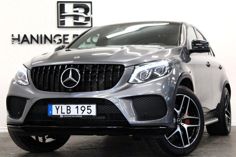 Grå Begagnad 2017 Mercedes GLE43 AMG AMG Sportkupé | 519 900 kr - Bild 1/4