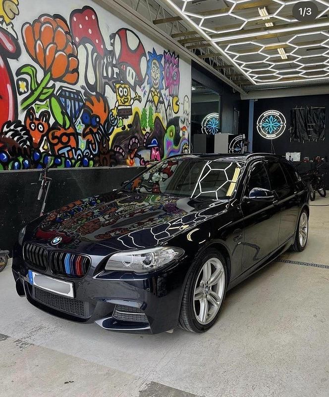 Svart Begagnad 2015 BMW 520 M Sport Kombi | 139 000 kr (Dyr) - Bild 1/4