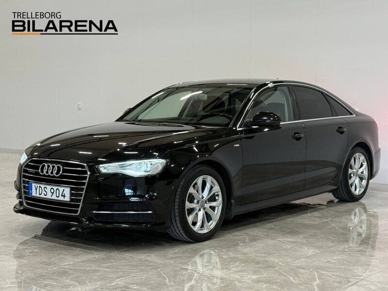 Svart Begagnad 2016 Audi A6 Ambition Sedan | 199 900 kr (Marknadspris) - Bild 1/4