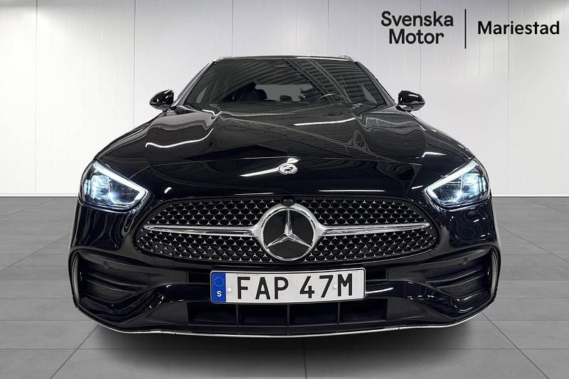 Begagnad Mercedes C300e AMG 313 HK (230 kW) 2022 Svart Kombi