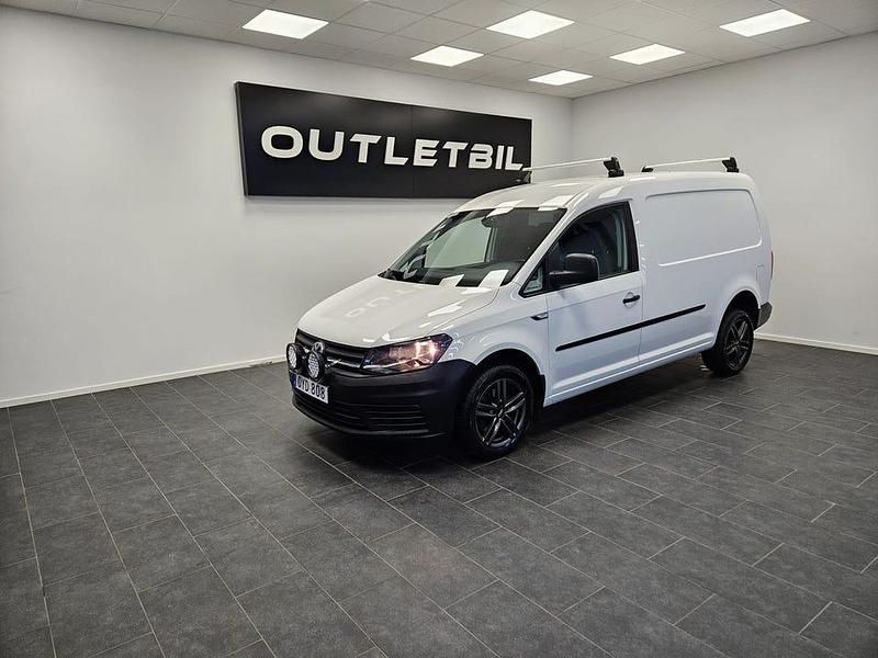 Vit Begagnad 2016 VW Caddy Maxi Minibuss | 90 000 kr (Superpris) - Bild 1/4