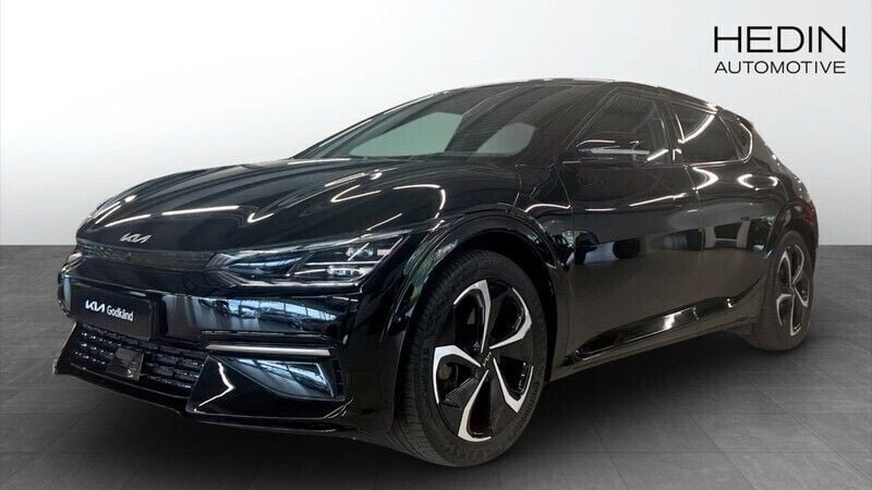Svart (black) Begagnad 2022 Kia EV6 2 SUV | 419 900 kr (Superpris) - Bild 1/4