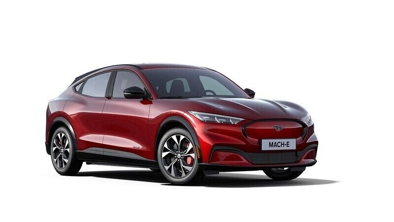 Röd/orange Begagnad 2024 Ford Mustang Mach-E SUV | 685 500 kr - Bild 1/1