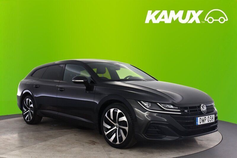 Mörkgrå (grå) Begagnad 2022 VW Arteon R-line Kombi | 339 700 kr (Marknadspris) - Bild 1/4