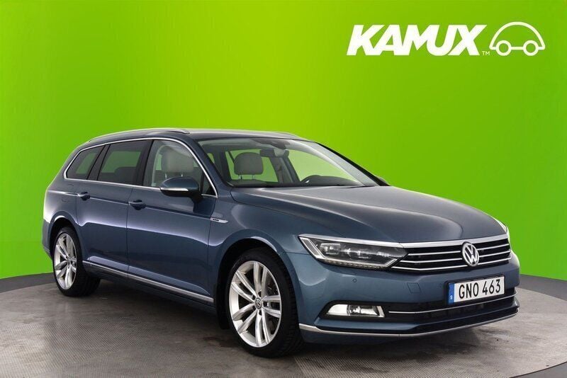Blå Begagnad 2015 VW Passat GTS Kombi | 219 800 kr (Marknadspris) - Bild 1/4