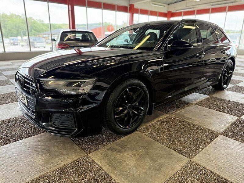 Svart Begagnad 2019 Audi A6 S-Line Kombi | 269 900 kr (Marknadspris) - Bild 1/4