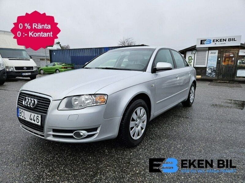 Silver Begagnad 2007 Audi A4 Sedan | 44 500 kr - Bild 1/4
