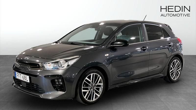 Grå (grey) Begagnad 2020 Kia Rio GT-Line Halvkombi | 169 900 kr (Marknadspris) - Bild 1/4