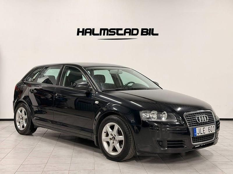 Svart Begagnad 2008 Audi A3 Sportback Halvkombi | 54 500 kr (Marknadspris) - Bild 1/4