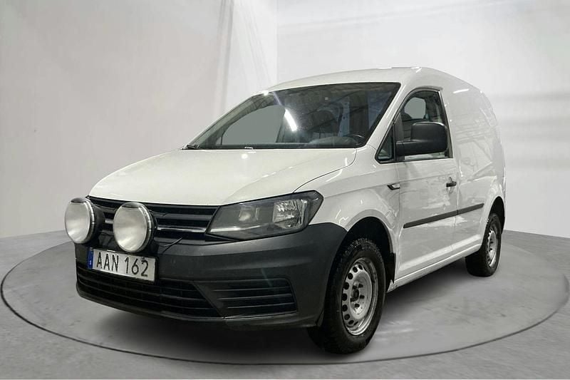 Vit Begagnad 2017 VW Caddy Minibuss | 89 000 kr (Superpris) - Bild 1/4