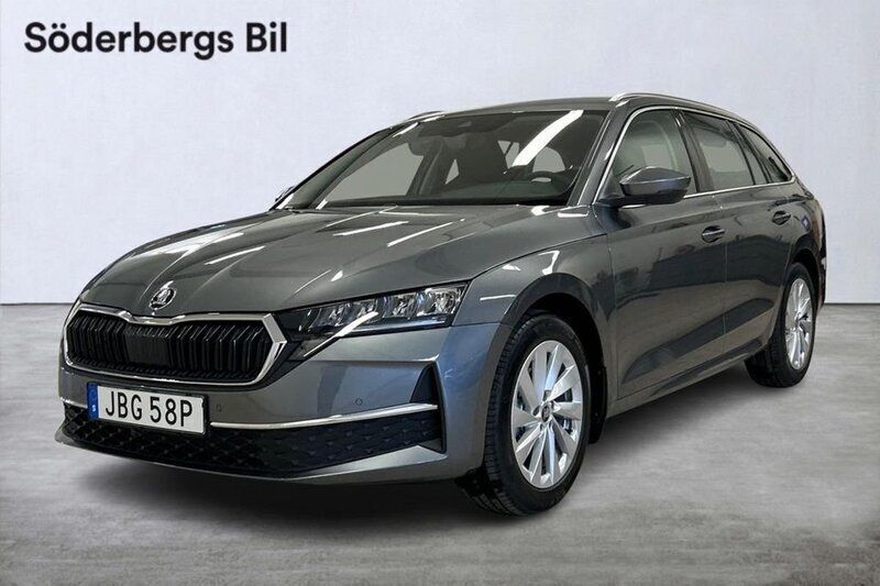 Grå (graphite grey metallic) Ny 2024 Skoda Octavia Selection Kombi | 357 500 kr (Marknadspris) - Bild 1/4
