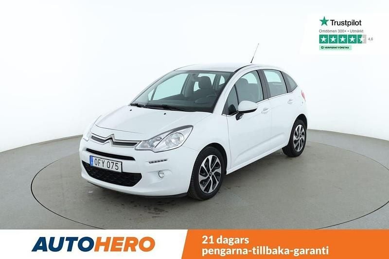 Vit Begagnad 2016 Citroën C3 Halvkombi | 108 000 kr (Marknadspris) - Bild 1/4