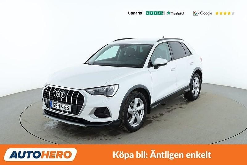 Vit Begagnad 2019 Audi Q3 Advanced Plus SUV | 295 000 kr (Dyr) - Bild 1/4