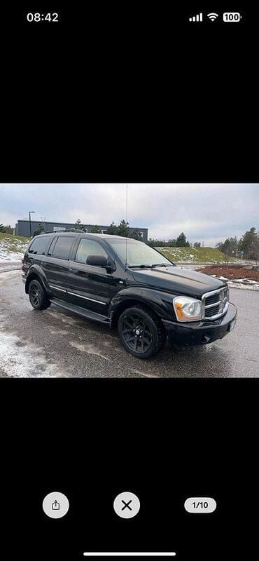 Svart Begagnad 2005 Dodge Durango SUV | 40 000 kr - Bild 1/4