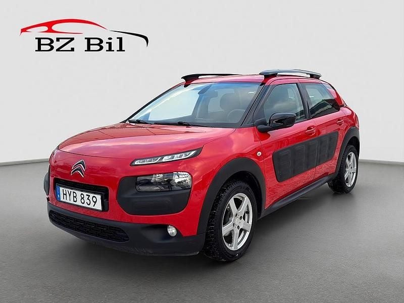 Röd Begagnad 2015 Citroën C4 Cactus PureTech Halvkombi | 89 900 kr (Marknadspris) - Bild 1/4