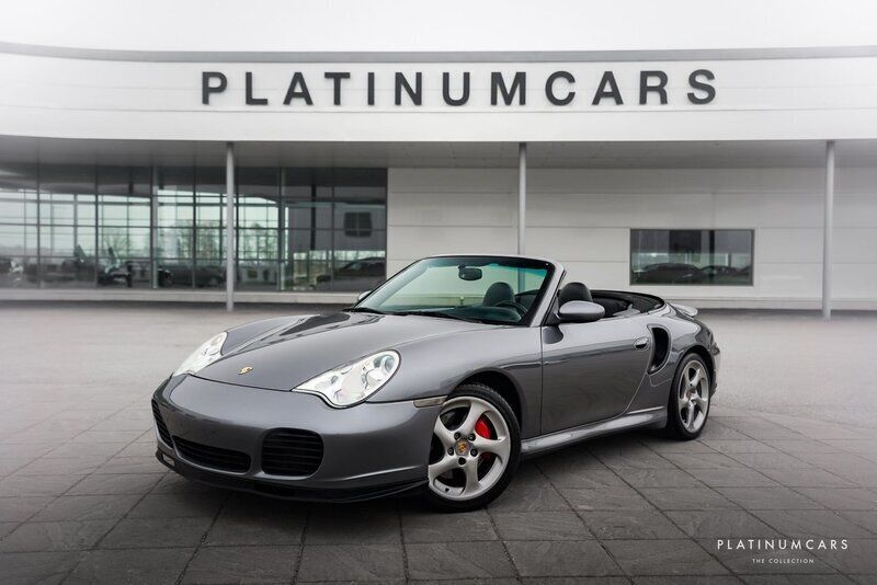 Begagnad Porsche 996 Turbo 421 HK (309 kW) 2004 Mörkgrå Cab
