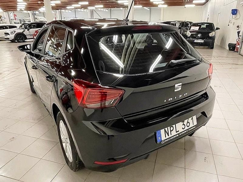 Begagnad Seat Ibiza 95 HK (69 kW) 2018 Svart Halvkombi