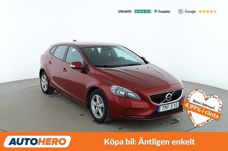 Begagnad Volvo V40 Kinetic 124 HK (91 kW) 2016 Röd Kombi